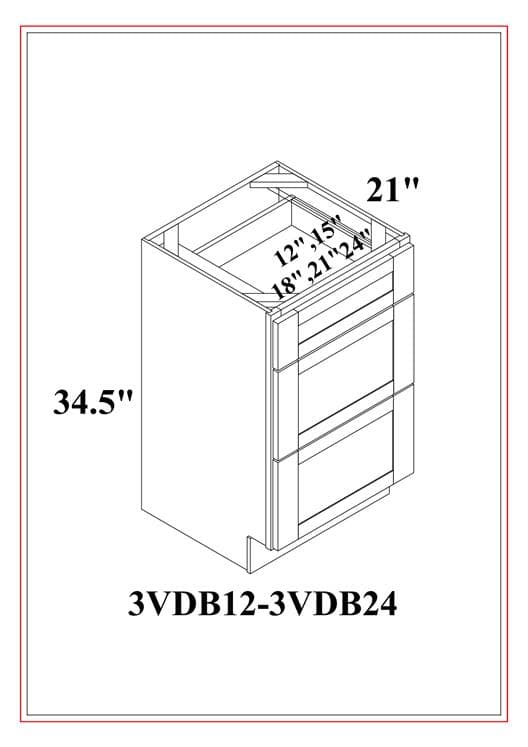 Kingston Shaker Gray-VDB12-3